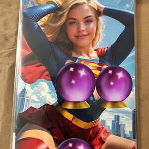 Bangers Comics Supergirl Cosplay Virgin Variant Cover Ltd 100